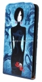 Кожаный чехол для HTC One Fonexion City Girls Flip Leather Blue (CACIONEFLI02)