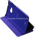 Кожаный чехол для HTC One Uniq Scribe, цвет blue (HTC1GAR-SCRBLU)