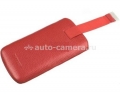 Кожаный чехол для HTC One X BeyzaCases Retro Super Slim Strap, цвет flo red ( BZ22847)