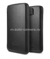 Кожаный чехол для HTC One X SGP Crumena Leather Pouch, цвет black (SGP09077)