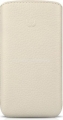 Кожаный чехол для HTC Sensation BeyzaCases Retro Super Slim Strap, цвет flo white (BZ20812)