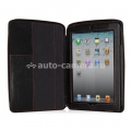 Кожаный чехол для iPad 3 и iPad 4 BeyzaCases Downtown Case, цвет flo black (BZ21123)
