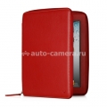 Кожаный чехол для iPad 3 и iPad 4 BeyzaCases Downtown Case, цвет flo red (BZ21147)
