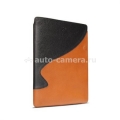 Кожаный чехол для iPad 3 и iPad 4 Mapi Fits Case, цвет Black-Tan (M-150427)