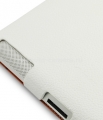 Кожаный чехол для iPad 3 и iPad 4 Melkco Slimme Cover Type (White LC), цвет белый