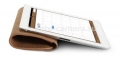 Кожаный чехол для iPad 3 и iPad 4 SGP Leather Case illuzion Sleeve Series, цвет Lime (SGP07630)