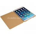 Кожаный чехол для iPad Air Jisoncase со стеганым узором, цвет orange (JS-ID5-02H80)
