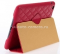Кожаный чехол для iPad Air Jisoncase со стеганым узором, цвет red (JS-ID5-02H30)