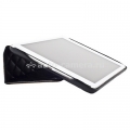 Кожаный чехол для iPad mini и iPad mini 2 (retina) Jisoncase со стеганым узором, цвет Black (JS-IM-002DB)