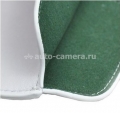 Кожаный чехол для iPhone 4 / 4S Aston Martin Racing Chic Case, цвет White (CCIPH4001B)