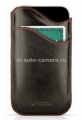 Кожаный чехол для iPhone 4 и 4S BeyzaCases ID Slim, цвет Black (BZ17508)