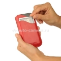 Кожаный чехол для iPhone 4 и 4S BeyzaCases ID Slim, цвет Red (BZ17522)