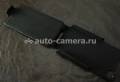 Кожаный чехол для iPhone 4 и 4S Euro4, цвет черный