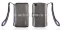 Кожаный чехол для iPhone 4 и 4S Griffin Elan Passport Wallet, цвет платиновый (GB01715)