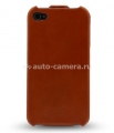 Кожаный чехол для iPhone 4 и 4S Melkco Jacka Type (Classic Vintage Brown), цвет коричневый (APIPO4LCJT1BNIT)