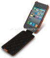 Кожаный чехол для iPhone 4 и 4S Melkco Jacka Type (Classic Vintage Brown), цвет коричневый (APIPO4LCJT1BNIT)