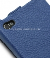 Кожаный чехол для iPhone 4 и 4S Melkco Jacka Type (Dark Blue LC), цвет темно-синий (APIPO4LCJT1DBLC)