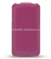 Кожаный чехол для iPhone 4 и 4S Melkco Jacka Type (Purple LC), цвет фиолетовый (APIPO4LCJT1PELC)
