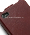 Кожаный чехол для iPhone 4 и 4S Melkco Jacka Type (Vintage Red), цвет красный (APIPO4LCJT1RDIT)