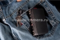 Кожаный чехол для iPhone 4 и 4S Twelve South BookBook, цвет черный