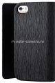 Кожаный чехол для iPhone 5 / 5S / 5C Ozaki O!coat Zippy Leather wallet case, цвет black (OC570BK)