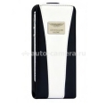 Кожаный чехол для iPhone 5 / 5S Aston Martin Racing flip, цвет blue/white (RAFCIPH5062D)