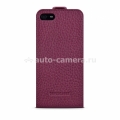 Кожаный чехол для iPhone 5 / 5S Beyza MF-Series Flip, цвет Noblo Violet (BZ25435)