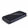 Кожаный чехол для iPhone 5 / 5S Beyza MF-Series Flip, цвет Sadle Black (BZ25459)