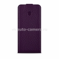 Кожаный чехол для iPhone 5 / 5S Beyza MF-Series Flip, цвет Zedon Purple (BZ25428)
