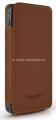 Кожаный чехол для iPhone 5 / 5S BeyzaCases Aston Martin Slim TP, цвет tan (AM23530)