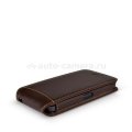 Кожаный чехол для iPhone 5 / 5S Beyzacases Flip Classic New, цвет brown (BZ23806)