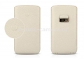 Кожаный чехол для iPhone 5 / 5S Beyzacases Retro Strap Case, цвет White (BZ23103)