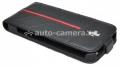 Кожаный чехол для iPhone 5 / 5S Ferrari Flip California, цвет black (FECFFL5B)