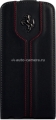 Кожаный чехол для iPhone 5 / 5S Ferrari Flip Montecarlo Black (FEMTFLP5BL)