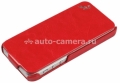 Кожаный чехол для iPhone 5 / 5S G-Case Slim Premium Flip Cover, цвет Red (GG-257)