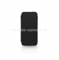 Кожаный чехол для iPhone 5 / 5S Kajsa Glamorous Genuine Oil Leather Folio case, цвет black