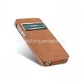 Кожаный чехол для iPhone 5 / 5S Melkco ID Type, цвет Classic Vintage Brown
