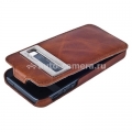 Кожаный чехол для iPhone 5 / 5S Melkco ID Type, цвет Traditional Vintage Brown