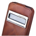 Кожаный чехол для iPhone 5 / 5S Melkco ID Type, цвет Traditional Vintage Brown