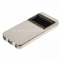 Кожаный чехол для iPhone 5 / 5S Melkco ID Type, цвет White LC