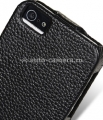 Кожаный чехол для iPhone 5 / 5S Melkco Premium Leather Case - Jacka Type, цвет Black LC