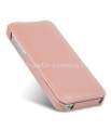 Кожаный чехол для iPhone 5 / 5S Melkco Premium Leather Case - Jacka Type, цвет Pink LC