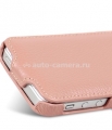 Кожаный чехол для iPhone 5 / 5S Melkco Premium Leather Case - Jacka Type, цвет Pink LC