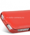 Кожаный чехол для iPhone 5 / 5S Melkco Premium Leather Case - Jacka Type, цвет Red LC