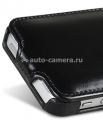 Кожаный чехол для iPhone 5 / 5S Melkco Premium Leather Case - Jacka Type, цвет Vintage Black
