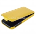 Кожаный чехол для iPhone 5 / 5S Melkco Premium Leather Case - Jacka Type, цвет Yellow LC