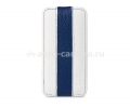 Кожаный чехол для iPhone 5 / 5S Melkco Premium Limited Edition Jacka Type, цвет white/blue