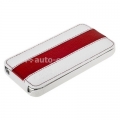 Кожаный чехол для iPhone 5 / 5S Melkco Premium Limited Edition Jacka Type, цвет White/Red LC
