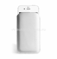 Кожаный чехол для iPhone 5 / 5S Mujjo Sleeve, цвет white (MJ-0217)