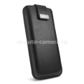 Кожаный чехол для iPhone 5 / 5S SGP Crumena pouch, цвет black (SGP09512)